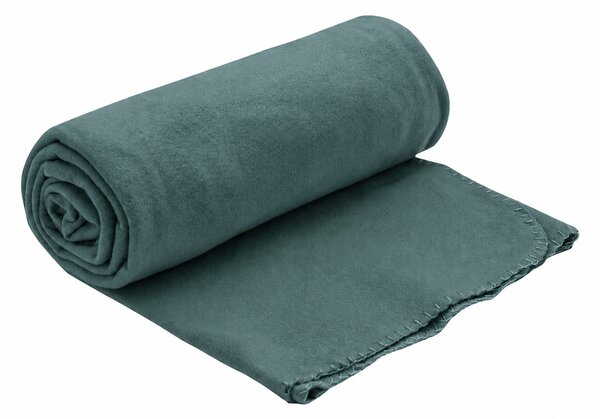 Flis deka FLEORA, tamno mint boja Dimenzije: 150 x 200 cm