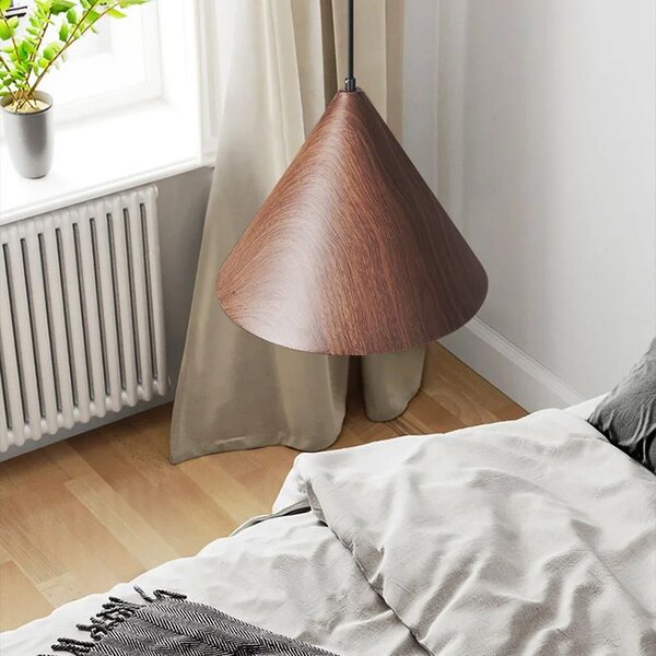 Stropni luster APP1443-1CP DARK WOOD