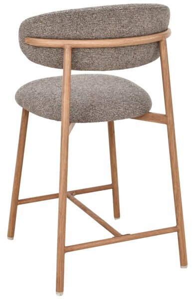 Barska stolica ELONE, hrast/cappuccino