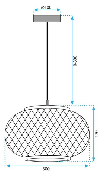 Lampa Viseća APP1247-1CP
