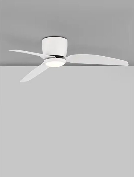 VOLGA PLAFONSKI VENTILATOR LED 18W/3000K/650lm/IP20/BIJELA NL9952361