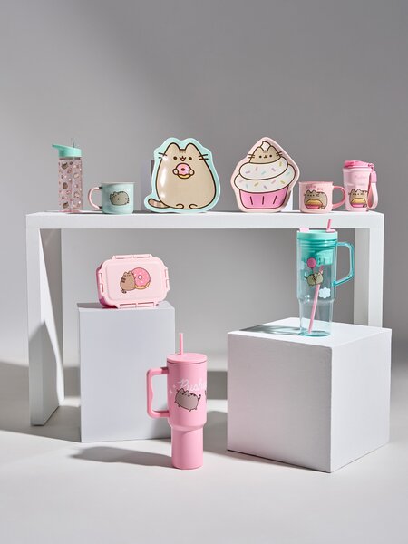Sinsay - Boca za vodu s ručkom i slamkom Pusheen the Cat