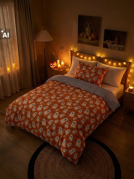 Sinsay - Set posteljine s Halloween motivom