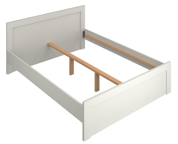 Bračni krevet 160 cm Kodro (kašmir + hrast evoke) (s podnicom)