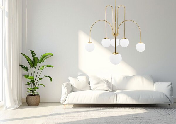 Stropni luster gold APP1584-6CP