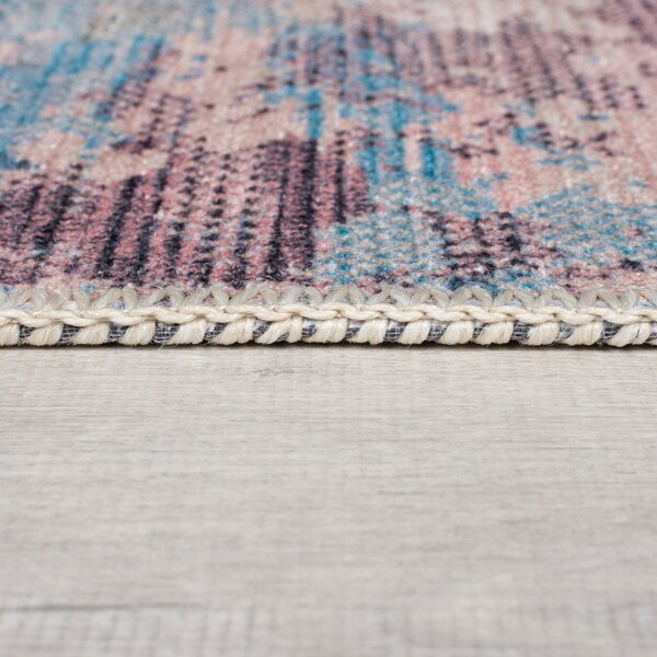 Plava/ljubičasta perivia staza od mješavine recikliranih vlakana 60x230 cm Reid – Flair Rugs
