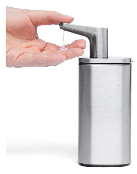 Dozator sapuna od nehrđajućeg čelika srebrne boje 295 ml - simplehuman
