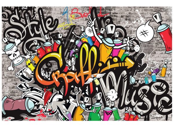 Tapeta šareni graffiti