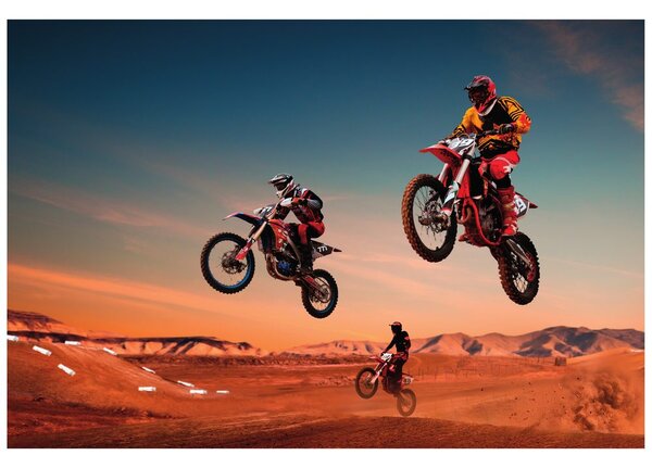 Fototapeta motociklisti