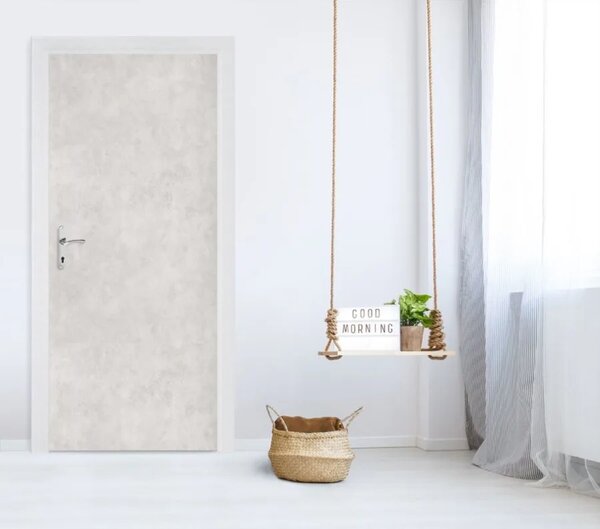 Samoljepljiva folija za vrata Svijetli beton 99-6340 | 2,1 m x 90 cm