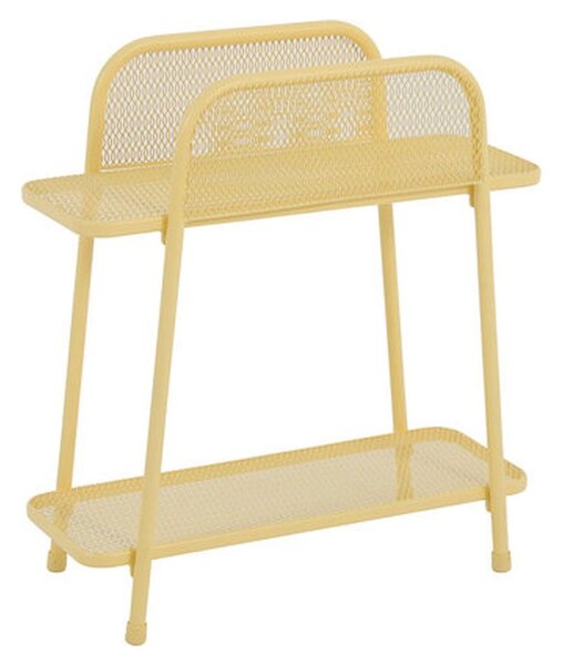 Žuti metalni stolić za balkon ADDU MWH, visina 70 cm