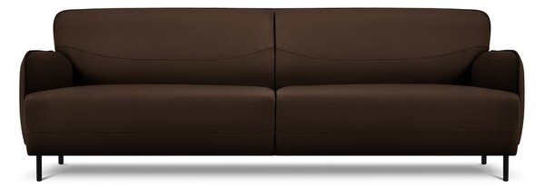 Smeđa kožna garnitura Windsor & Co Sofas Neso, 235 x 90 cm