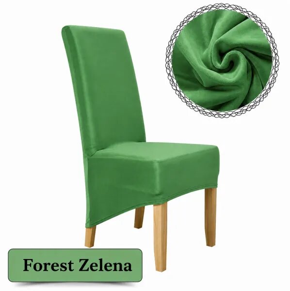 Elegance - Plišane navlake za stolice dugog naslona - premium dizajn