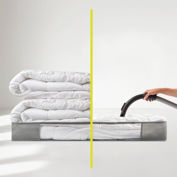 Vakuumska plastična kutija za ispod kreveta 105x45x15 cm – Homéa