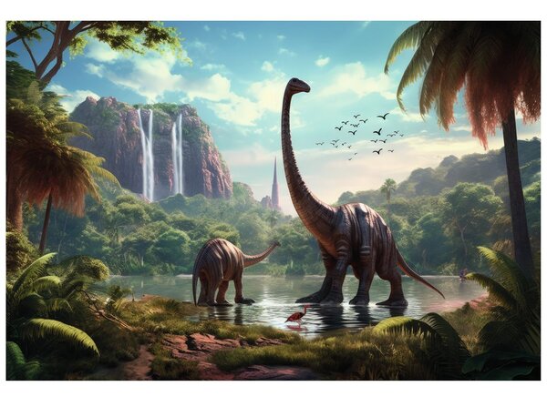 Tapeta neotkrivena zemlja dinosaurusa