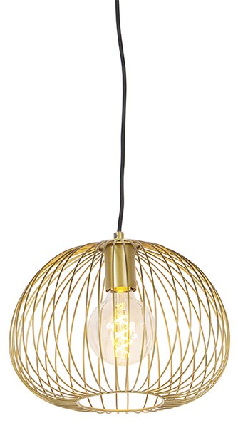 Dizajn viseća svjetiljka zlatna - žičano tijesto