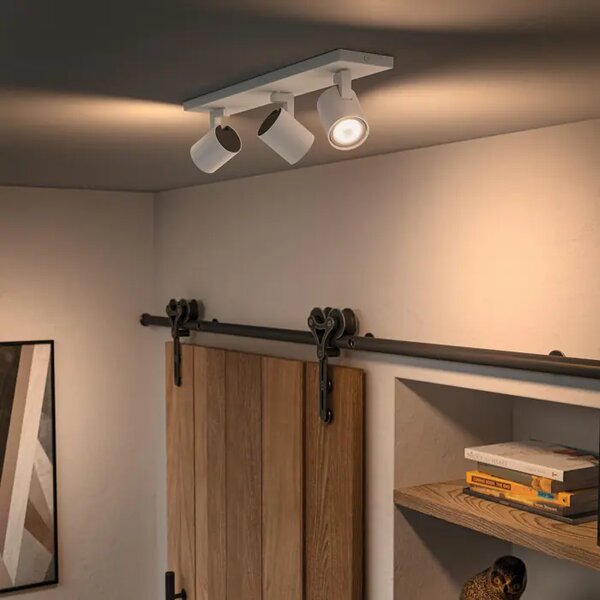 PHILIPS RUNNER HUE REFLEKTOR BIJELI 3X4.2W 2200-6500K + DALJINSKI UPRAVLJAČ 8720169320536