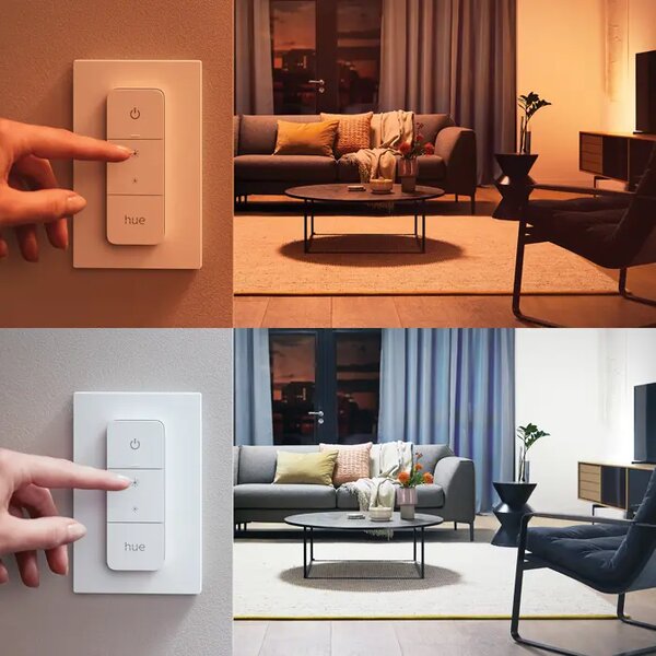 PHILIPS RUNNER HUE REFLEKTOR BIJELI 2X4.2W 2200-6500K + DALJINSKI UPRAVLJAČ 8720169320475