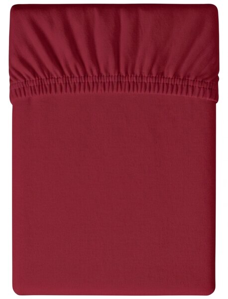 Jersey plahta boje vina 90 x 200 cm