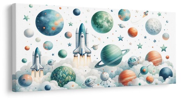 Slika lansiranje raketa u svemir