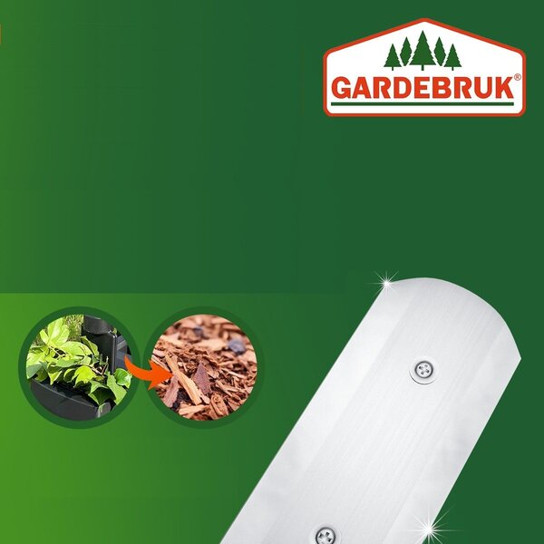 Vrtna sjeckalica za grane VAVRO, 2400W, 50l, crno/zelena Gardebruk