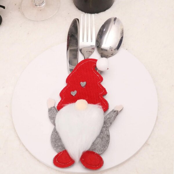 Etui za pribor SANTA GNOME crveno, 1 kom