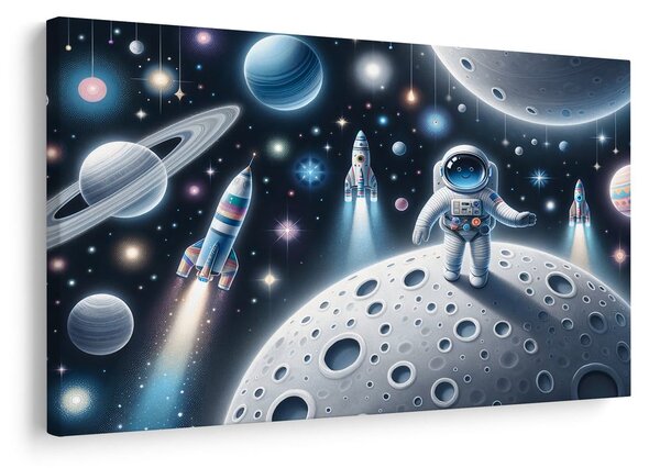 Slika dječji astronaut na Mjesecu