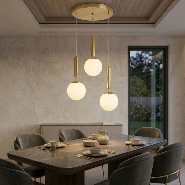 VISEĆA STROPNA LAMPA G179-3CP GOLD