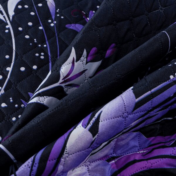 Prekrivač za krevet VIOLET BUTTERFLY, tamno plavi Dimenzije: 170 x 210 cm