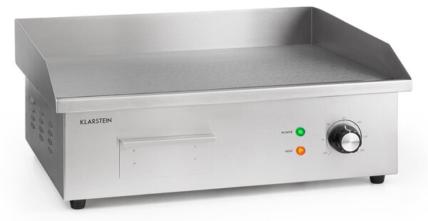 Klarstein Grillmeile 3000G, električni roštilj, 3000 W, grill ploča, 54,5 x 35 cm, glatki