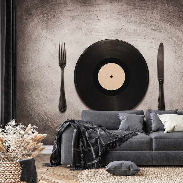 Fototapeta vinilna ploča s priborom