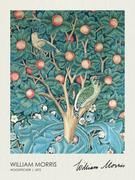 Reprodukcija Woodpecker (1875), William Morris