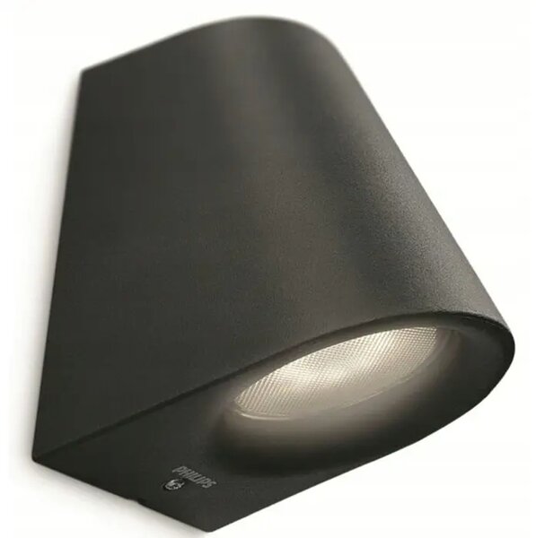 VIRGA PHILIPS vanjski LED fenjer crni 1X3W 17287/30/16