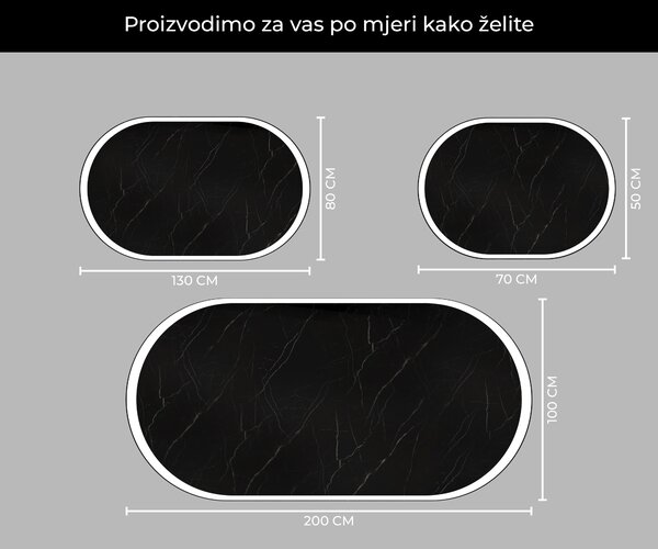 Ogledalo s LED rasvjetom L230