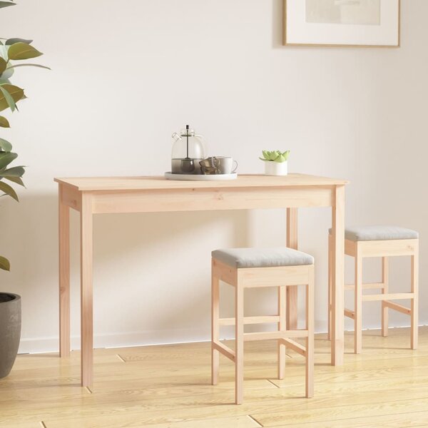 VidaXL Blagovaonski stol 110 x 55 x 75 cm od masivne borovine