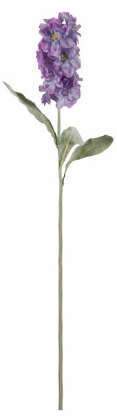 Umjetni cvijet MATTHIOLA 56 cm, ljubičasta