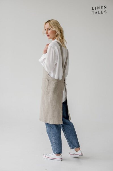 Lanena pregača Crossback - Linen Tales