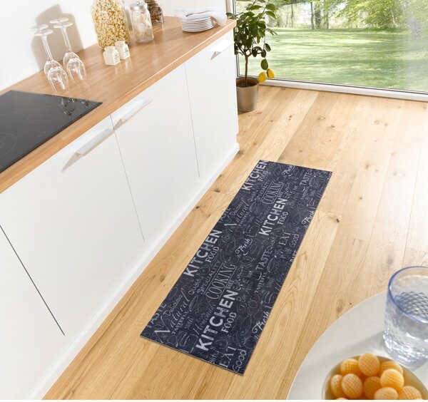 Crni tepih staza 50x150 cm Wild Kitchen Board - Hanse Home