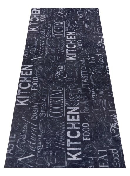 Crni tepih staza 50x150 cm Wild Kitchen Board - Hanse Home