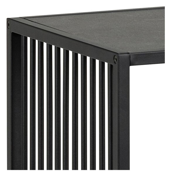 Crna biblioteka u kamenom dekoru 120x83 cm Strington – Actona
