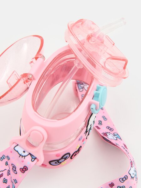 Sinsay - Boca za vodu s ručkom i slamkom Hello Kitty