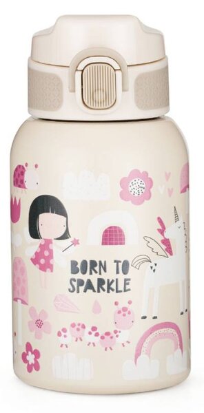 PETITE&MARS Termo bočica sa slamkom 350 ml, Twinkling Fairy 12m+