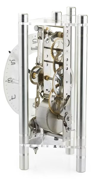 Stolni sat Aluminium Skeleton