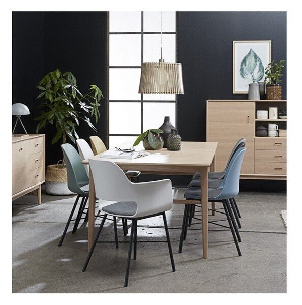 Bijela blagovaonska stolica Unique Furniture Whistler