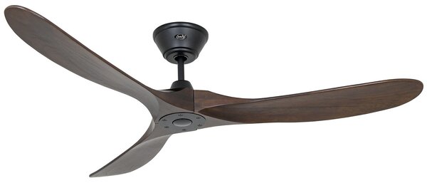 ECO GENUINO stropni ventilator, crna/orah 152 - CasaFan CasaFan, Eco Genuino, Drvo, Dnevna soba, Drvo, Moderan