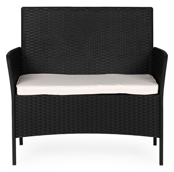 Vrtna sofa s jastukom - sofa od ratana za balkon i terasu