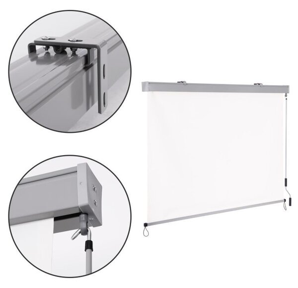 Vertikalna balkonska tenda 171 x 240 cm - rolo zavjesa za balkon i terasu, bež