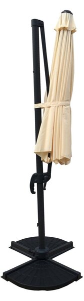 Krem suncobran 300x300 cm Deluxe – Garden Pleasure