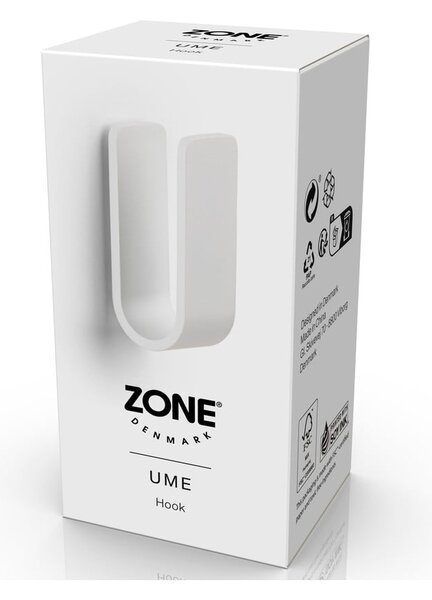 Bijela metalna zidna kuka Ume – Zone