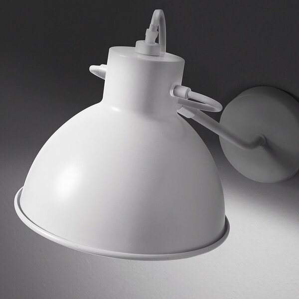 Bijela zidna lampa Offelis – Kave Home